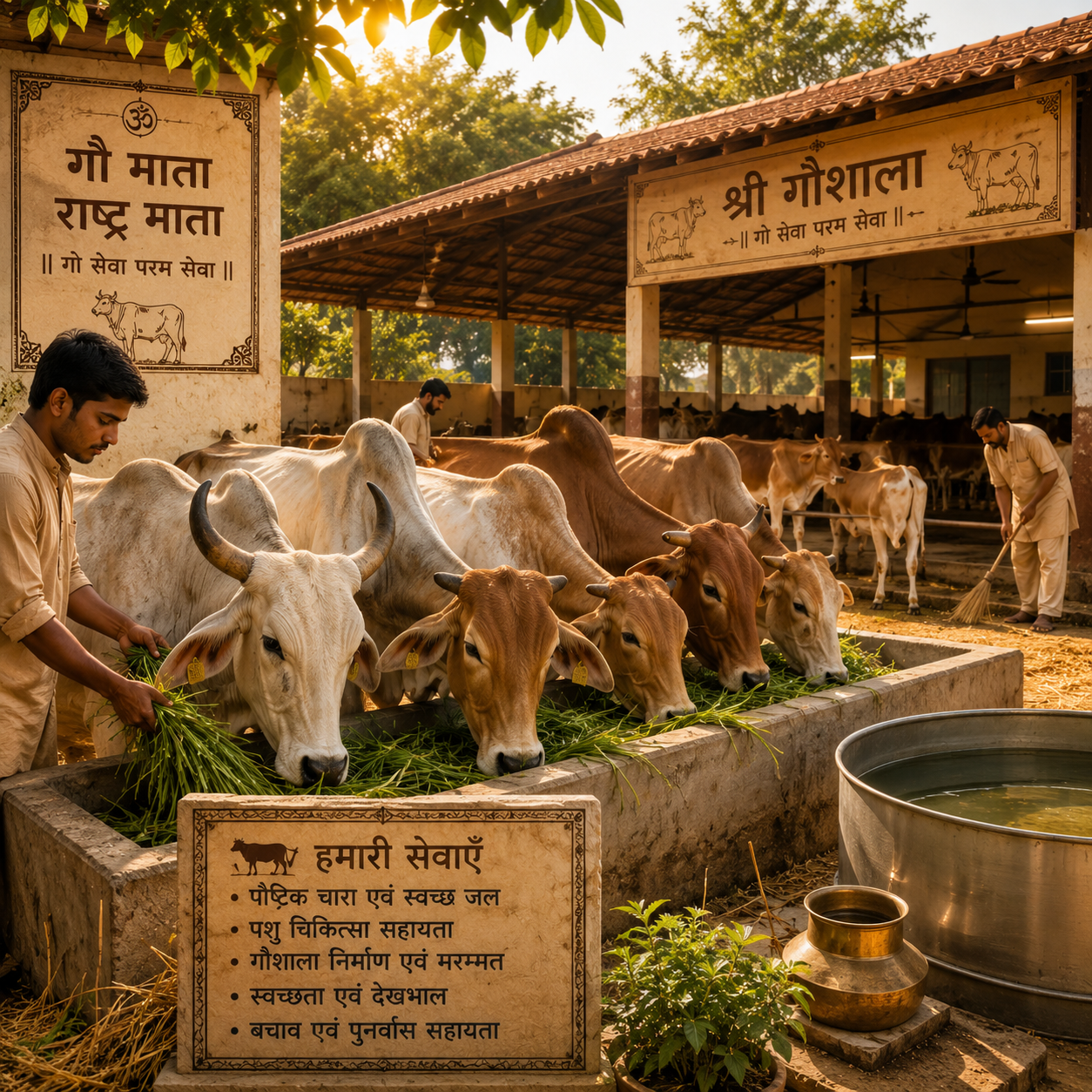 Gau Seva & Gaushala Support